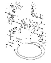 Цилиндры и гидравлические шланги 2-Х ТАКТНОГО ПЛМ MERCURY 50EO Серийный номер от 6428681 до 0B122929