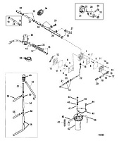 Топливный насос 2-Х ТАКТНОГО ПЛМ MERCURY 90 Серийный номер от 1B000001 и выше